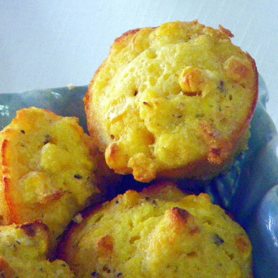 Apple And Cheddar Corn Cupcake
